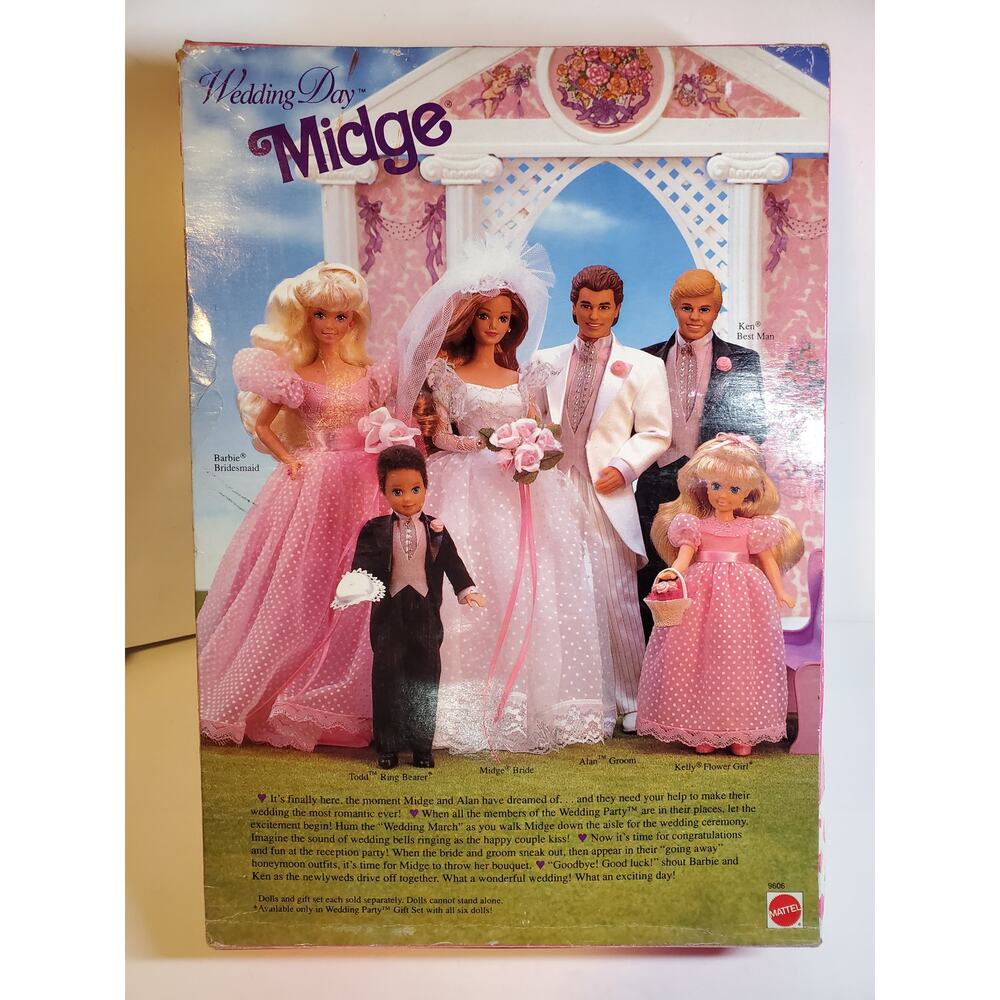 Barbie - Weding Day Midge Doll - 1990 - 9606 - Picture 8 of 8